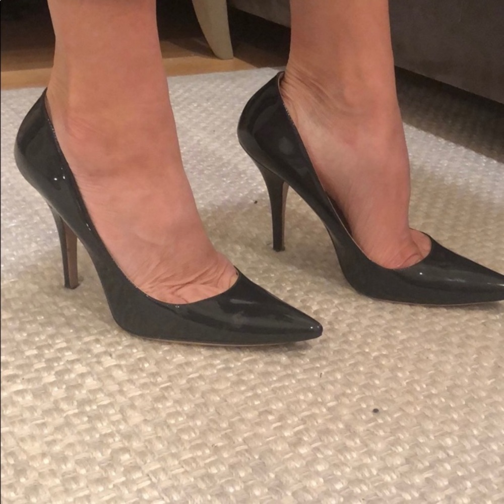 Patten leather Prada shoes